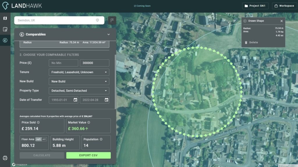 LandHawk Comparables Tool